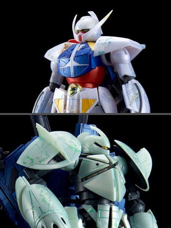 Turn A Gundam MG SYSTEM Turn A Gundam & CONCEPT-X 6-1-2 Turn X [Nano Skin Image] Exclusive 1/100 Scale Model Kit Gallery Image 2