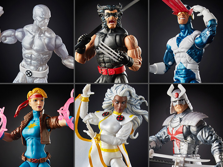 The Uncanny X-Men Marvel Legends Retro Collection Wave 3 Set of 6 Figures Gallery Image 1