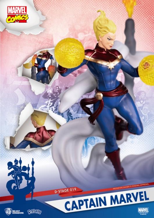 Marvel Comics D-Stage DS-019 Captain Marvel PX Previews Exclusive Statue Gallery Image 7