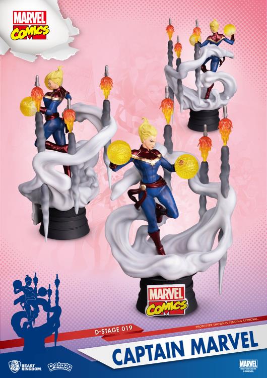 Marvel Comics D-Stage DS-019 Captain Marvel PX Previews Exclusive Statue Gallery Image 10