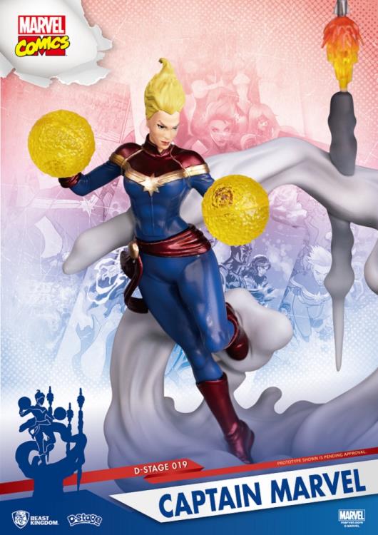 Marvel Comics D-Stage DS-019 Captain Marvel PX Previews Exclusive Statue Gallery Image 9