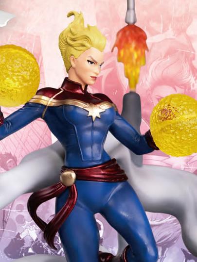 Marvel Comics D-Stage DS-019 Captain Marvel PX Previews Exclusive Statue Gallery Image 2