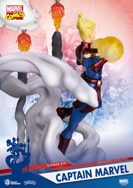 Marvel Comics D-Stage DS-019 Captain Marvel PX Previews Exclusive Statue Gallery Image 8