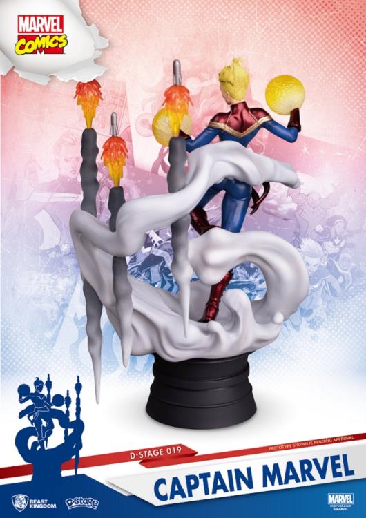 Marvel Comics D-Stage DS-019 Captain Marvel PX Previews Exclusive Statue Gallery Image 6