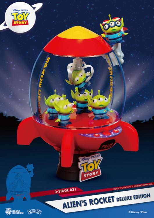 Toy Story Deluxe D-Stage DS-031 Aliens Rocket PX Previews Exclusive Statue Gallery Image 4