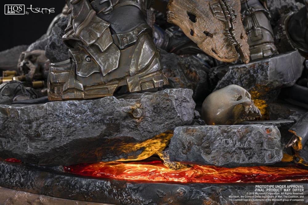 Gears of War HQS Plus Marcus Vs. General RAAM Limited Edition Statue Gallery Image 16