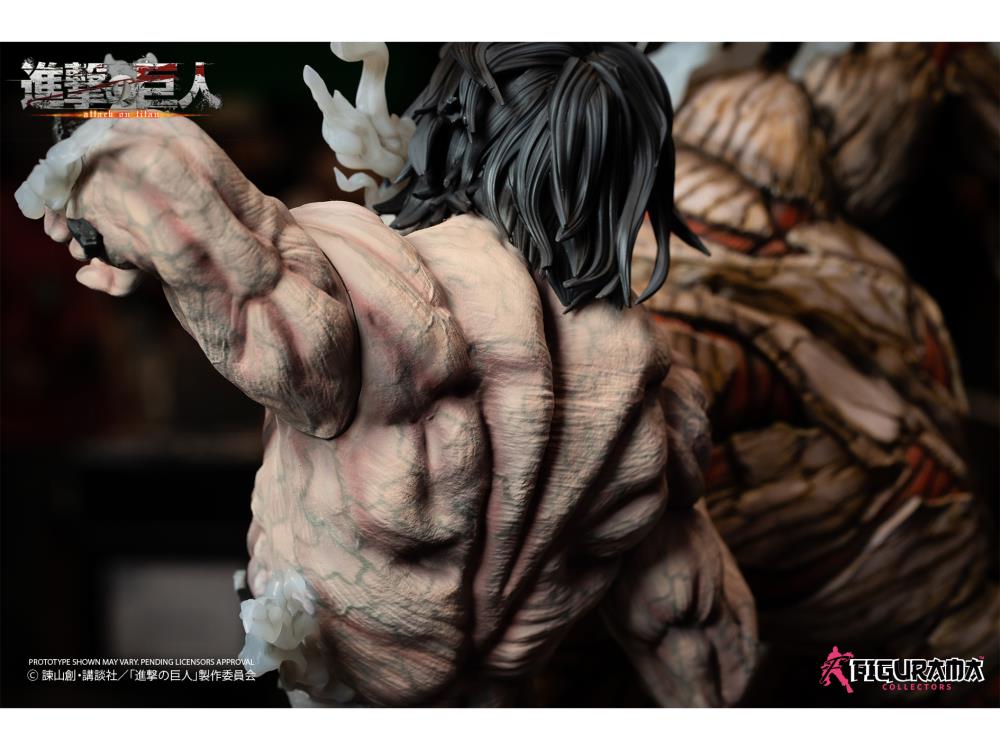 Attack on Titan Elite Exclusive Eren vs. Armored Titan 1/3 Scale Statue Gallery Image 7