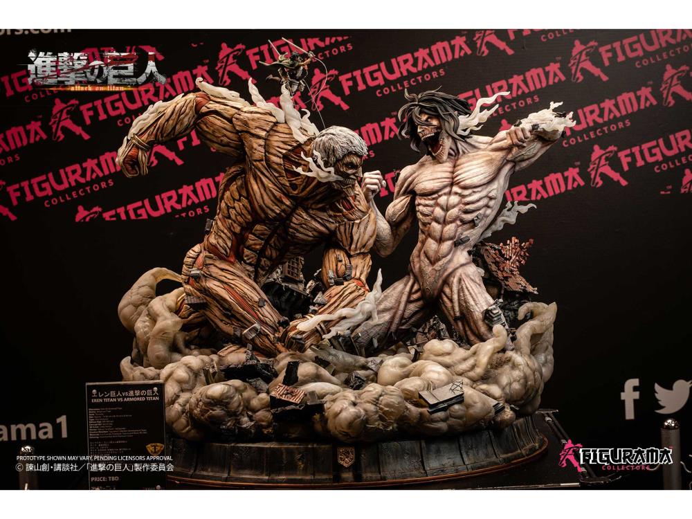 Attack on Titan Elite Exclusive Eren vs. Armored Titan 1/3 Scale Statue Gallery Image 20