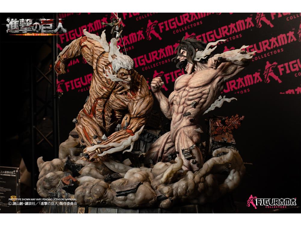 Attack on Titan Elite Exclusive Eren vs. Armored Titan 1/3 Scale Statue Gallery Image 4