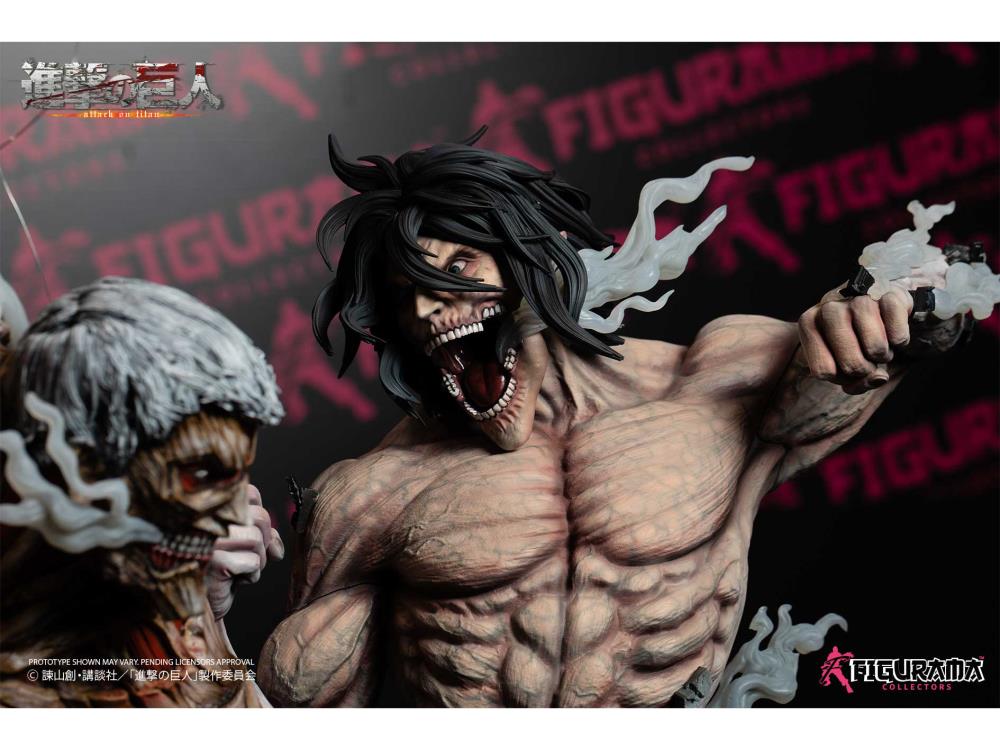 Attack on Titan Elite Exclusive Eren vs. Armored Titan 1/3 Scale Statue Gallery Image 6