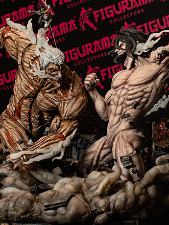 Attack on Titan Elite Exclusive Eren vs. Armored Titan 1/3 Scale Statue Gallery Image 2