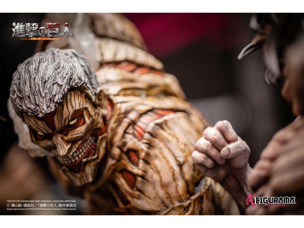 Attack on Titan Elite Exclusive Eren vs. Armored Titan 1/3 Scale Statue Gallery Image 10