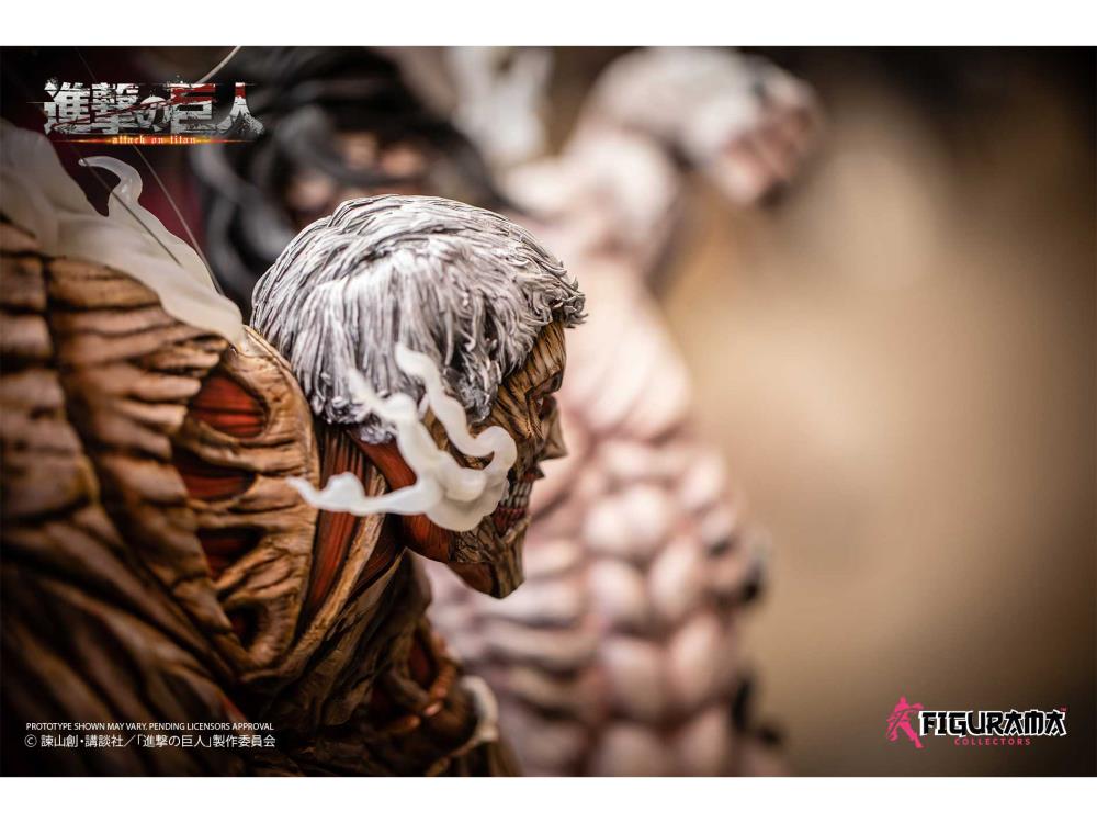 Attack on Titan Elite Exclusive Eren vs. Armored Titan 1/3 Scale Statue Gallery Image 11