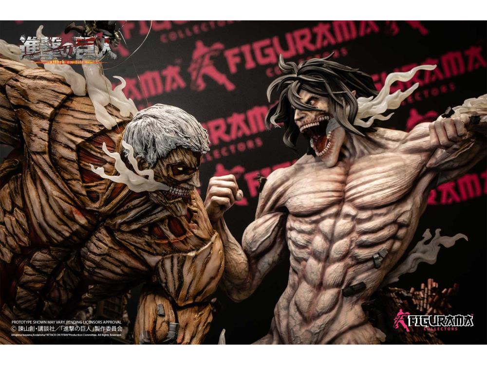Attack on Titan Elite Exclusive Eren vs. Armored Titan 1/3 Scale Statue Gallery Image 5