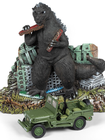 Godzilla Ground Assault With 1/64 Scale Willys MB Jeep Gallery Image 2