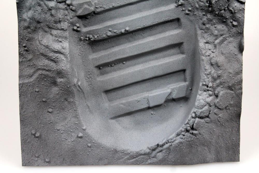 "One Small Step" Apollo 11 Moon Boot Print Replica Gallery Image 5