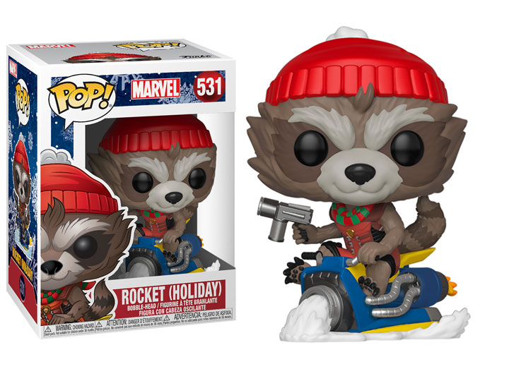 Pop! Marvel: Holiday - Rocket Raccoon Gallery Image 1