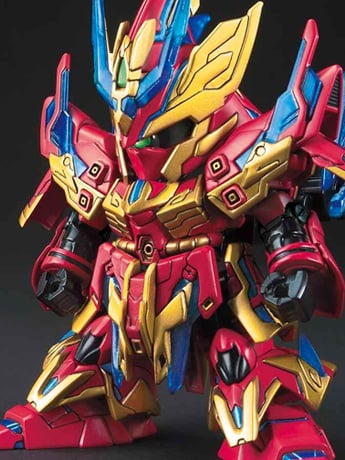 Gundam SD Sangoku Soketsuden #21 Zhang Liao Sazabi Model Kit Gallery Image 2