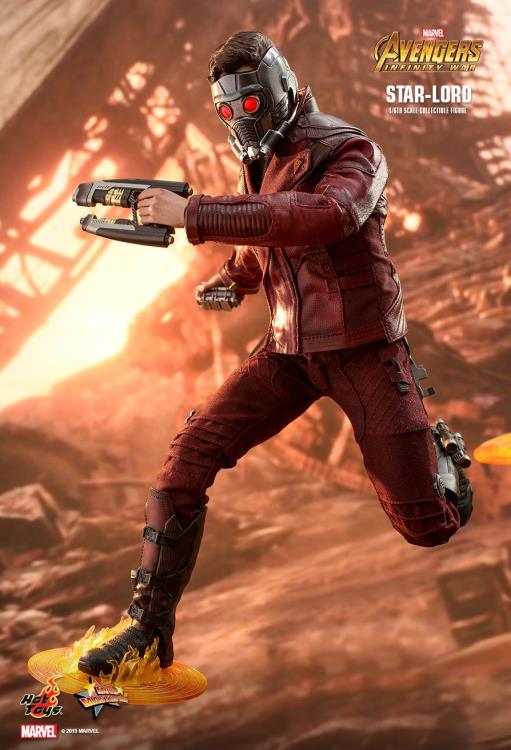 Avengers: Infinity War MMS539 Star-Lord 1/6th Scale Collectible Figure Gallery Image 9
