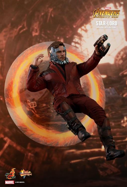 Avengers: Infinity War MMS539 Star-Lord 1/6th Scale Collectible Figure Gallery Image 6