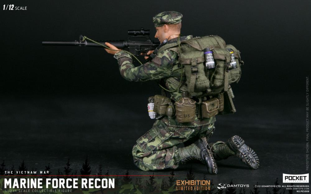 Marine Force Recon in Vietnam Pocket Elite Series 1/12 Scale Figure Gallery Image 11