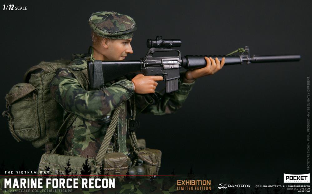 Marine Force Recon in Vietnam Pocket Elite Series 1/12 Scale Figure Gallery Image 14