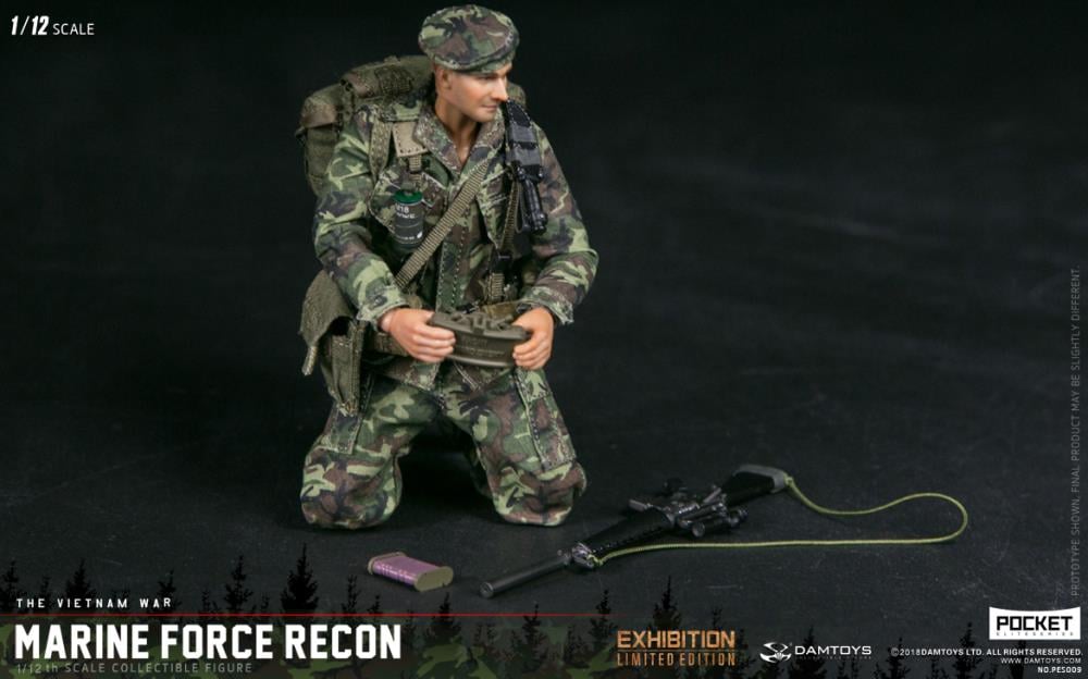 Marine Force Recon in Vietnam Pocket Elite Series 1/12 Scale Figure Gallery Image 13
