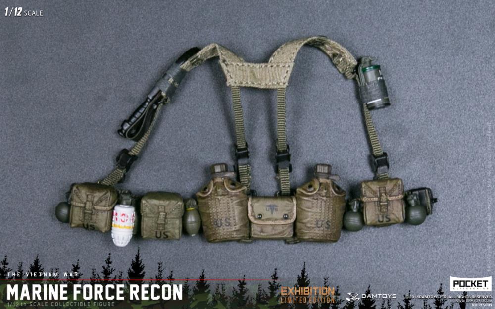 Marine Force Recon in Vietnam Pocket Elite Series 1/12 Scale Figure Gallery Image 15