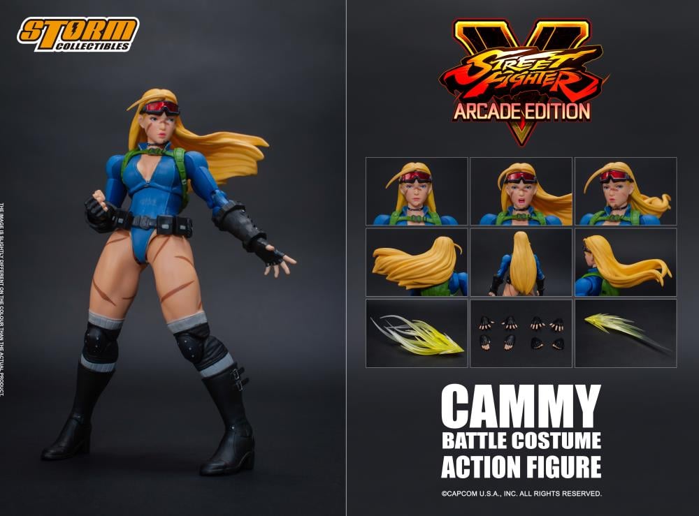 Street Fighter V Cammy (Arcade Edition) Battle Costume 1/12 Scale Figure Gallery Image 14
