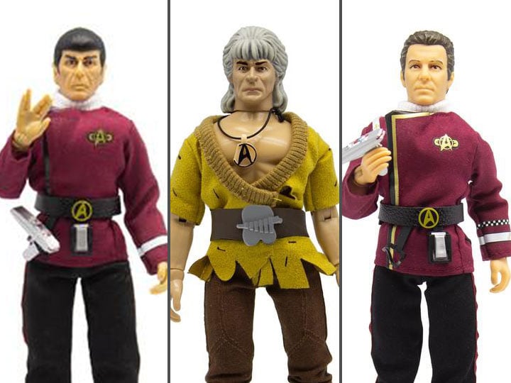 Star Trek II: The Wrath of Khan Set of 3 Mego 8" Figures Gallery Image 1