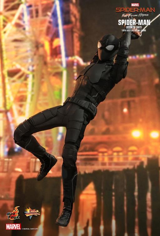 Spider-Man: Far From Home MMS540 Spider-Man (Stealth Suit) 1/6th Scale Collectible Figure Gallery Image 4