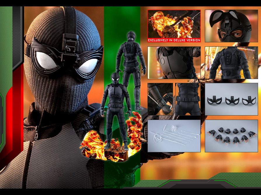 Spider-Man: Far From Home MMS541 Spider-Man (Stealth Suit) Deluxe 1/6th Scale Collectible Figure Gallery Image 20