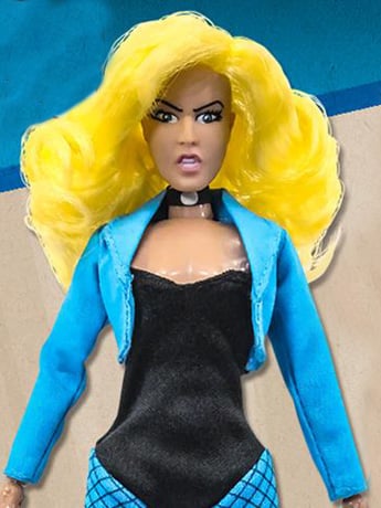 DC World's Greatest Heroes Black Canary 8" Retro Figure Gallery Image 2