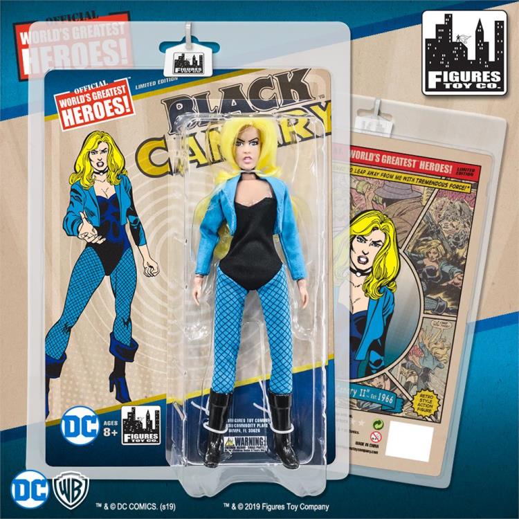 DC World's Greatest Heroes Black Canary 8" Retro Figure Gallery Image 4