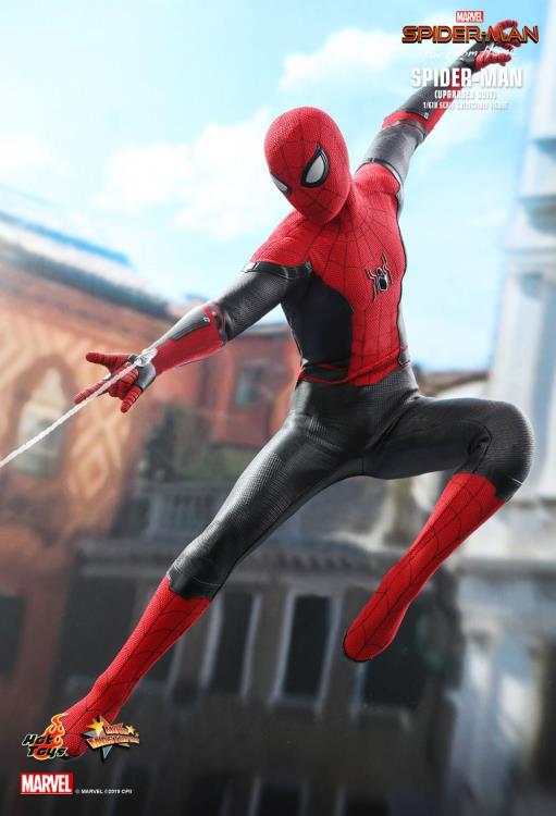 Marvel Spider-Man Upgraded Suit ホットトイズ Spider-Man Upgraded Suit 1/6 Scale Figure | Sideshow Collectibles
