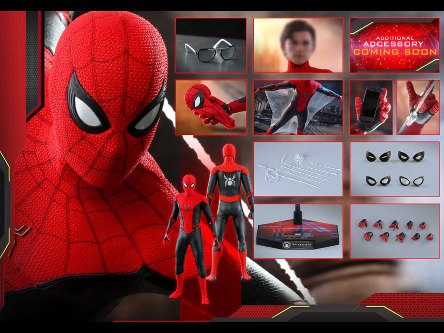 Spider-Man: Far From Home MMS542 Spider-Man (Upgraded Suit) 1/6th Scale Collectible Figure Gallery Image 23