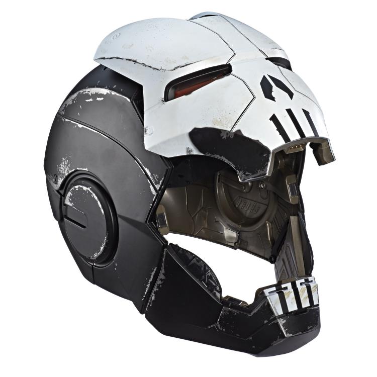 Marvel Comics 80th Anniversary Marvel Legends Punisher 1:1 Scale Wearable Helmet Gallery Image 4