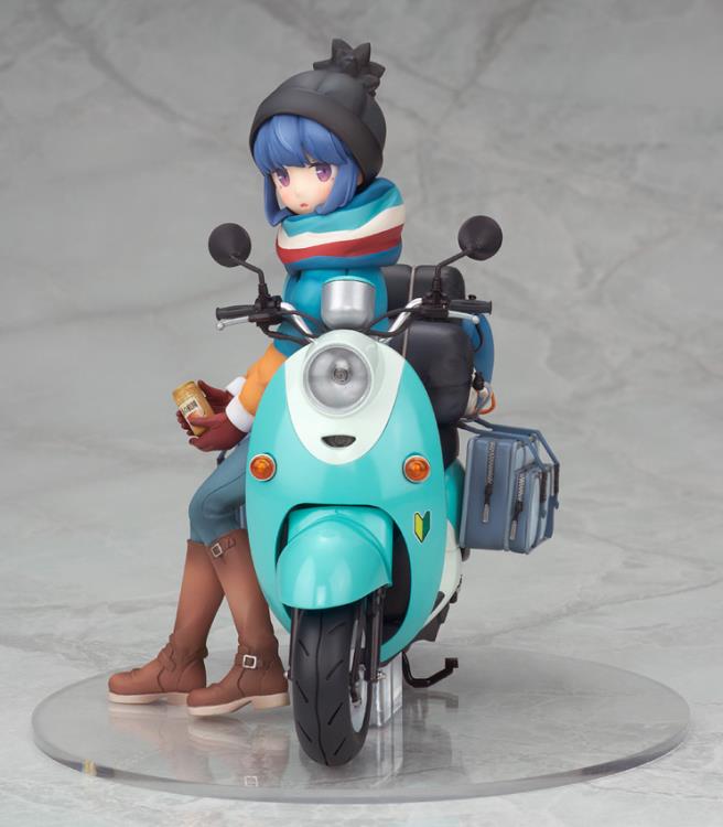 Laid-Back Camp Rin Shima 1/10 Scale Figure With Scooter Gallery Image 4