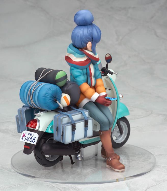 Laid-Back Camp Rin Shima 1/10 Scale Figure With Scooter Gallery Image 7