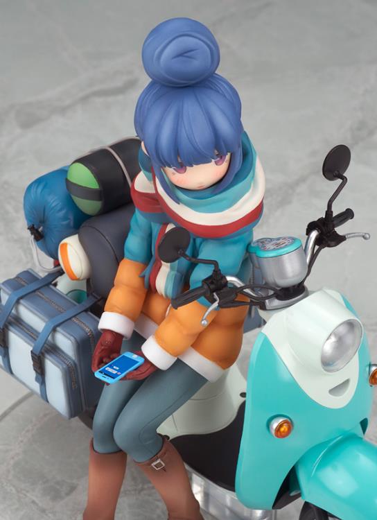 Laid-Back Camp Rin Shima 1/10 Scale Figure With Scooter Gallery Image 13