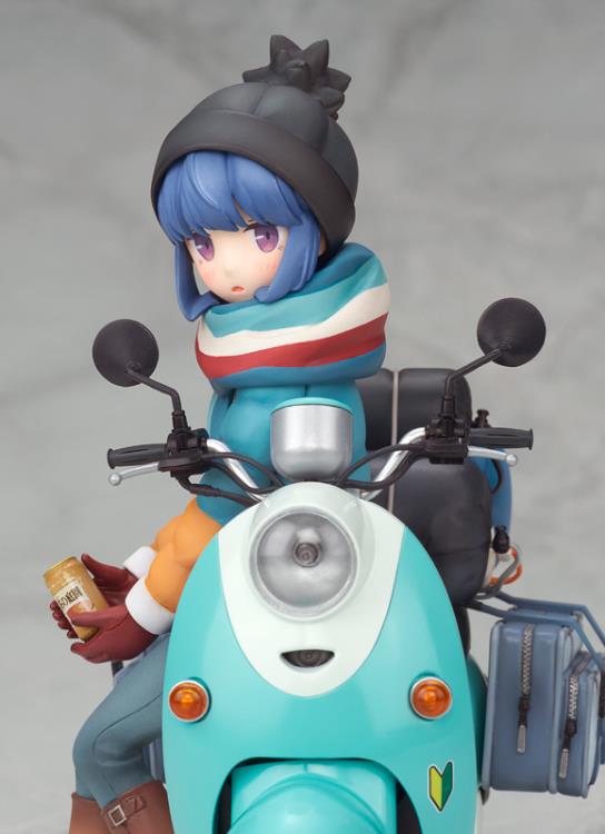 Laid-Back Camp Rin Shima 1/10 Scale Figure With Scooter Gallery Image 10