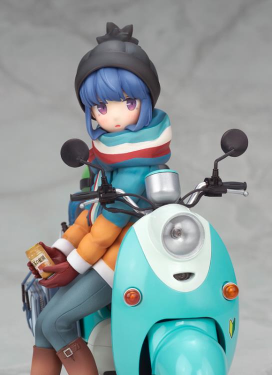 Laid-Back Camp Rin Shima 1/10 Scale Figure With Scooter Gallery Image 11
