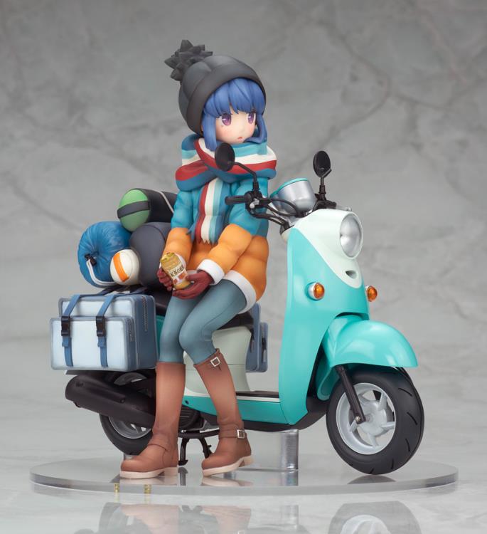 Laid-Back Camp Rin Shima 1/10 Scale Figure With Scooter Gallery Image 3