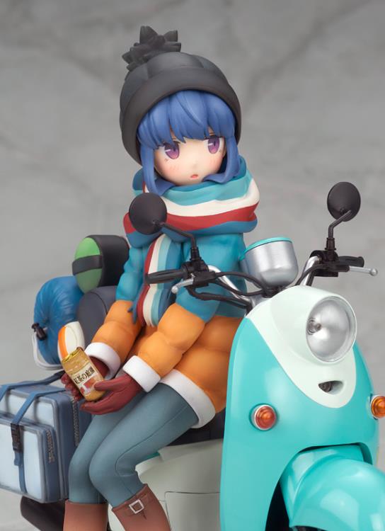 Laid-Back Camp Rin Shima 1/10 Scale Figure With Scooter Gallery Image 12