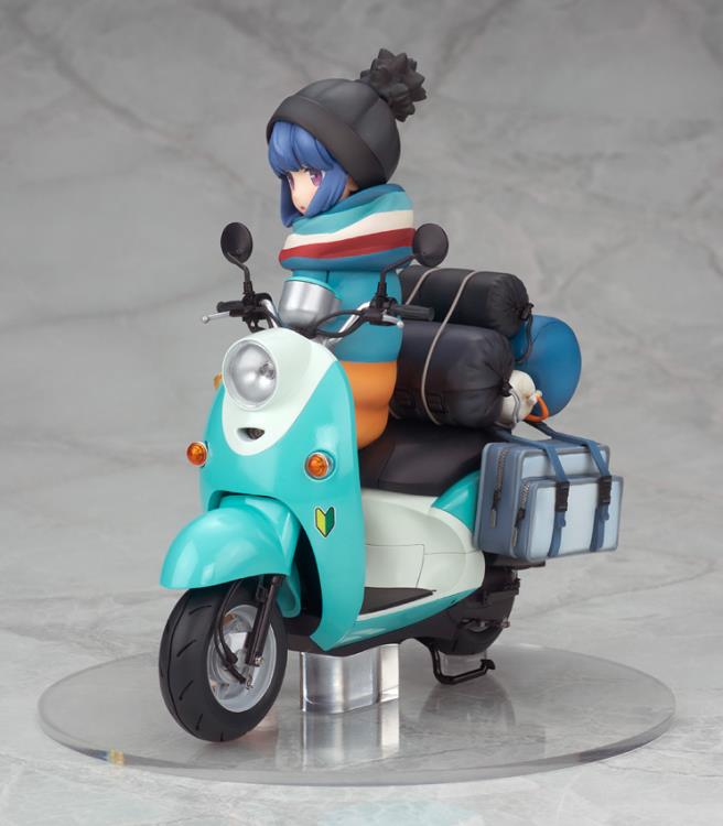 Laid-Back Camp Rin Shima 1/10 Scale Figure With Scooter Gallery Image 6