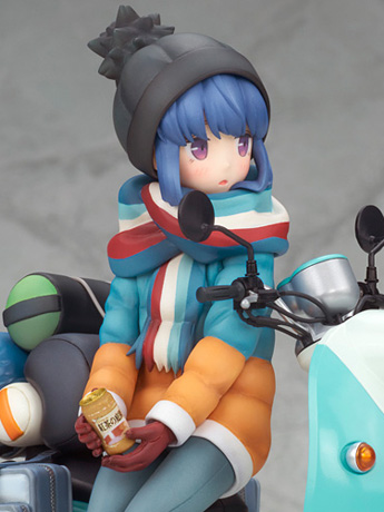 Laid-Back Camp Rin Shima 1/10 Scale Figure With Scooter Gallery Image 2