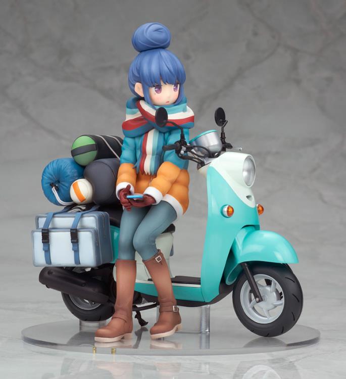 Laid-Back Camp Rin Shima 1/10 Scale Figure With Scooter Gallery Image 8