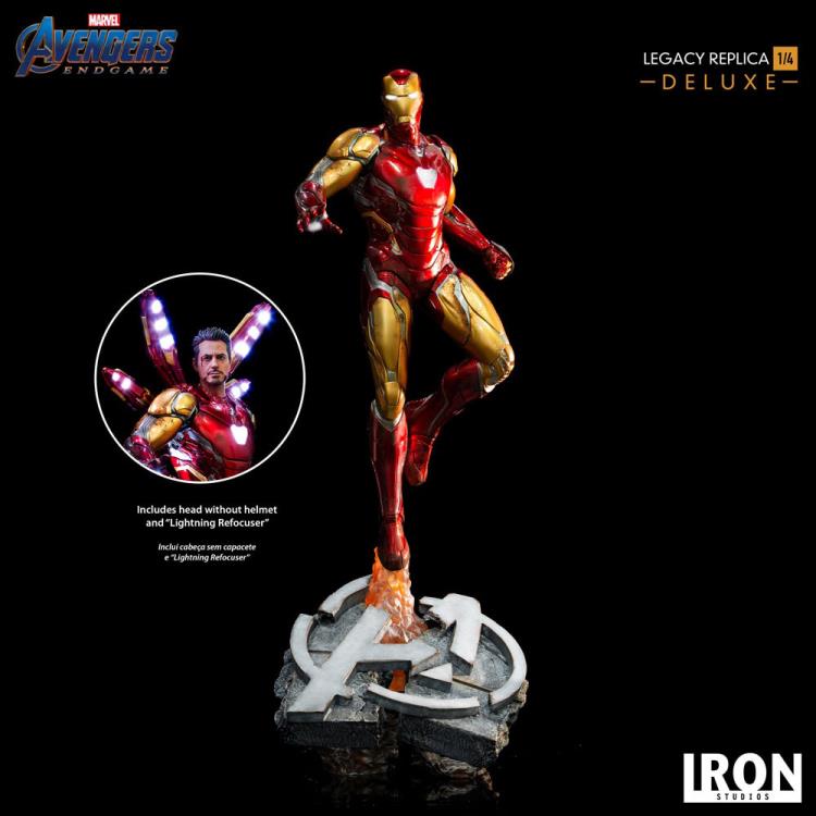 Avengers: Endgame Legacy Replica Iron Man Deluxe 1/4 Scale Limited Edition Statue Gallery Image 15