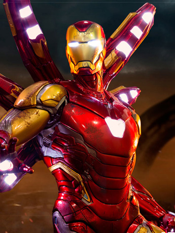 Avengers: Endgame Legacy Replica Iron Man Deluxe 1/4 Scale Limited Edition Statue Gallery Image 2