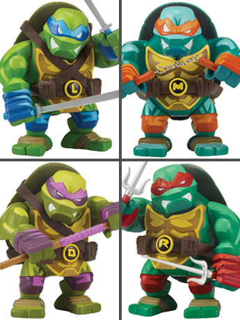 Rise of The Teenage Mutant Ninja Turtles Shadow Ninjas Set of 4 Figures Gallery Image 2